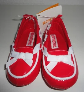 Vintage NWT Gymboree Red Patent Leather Shoes Loafers Size 5 2007 - Picture 1 of 3