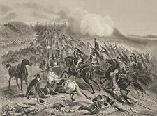 Battle of The Moskowa 7 September 1812 Roehn Napoleon 10064 Engraving C 1830