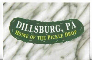 Postcard - Dillsburg, Pennsylvania - Home of the Pickle Drop - Unused - Picture 1 of 2