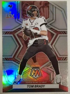 2022 NFL Mosaic Tom Brady Super Bowl LV MVP SILVER HOLO PRIZM Buccaneers #291  - Bild 1 von 2
