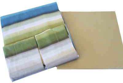 MISSONI HOME DUVET COVER FITTED 79x98in UNDERSHEET 2 COVERS PERCALE PLINIO 170 - Image 1 of 4