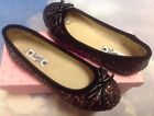 Ragg Girls Black Sequin Flats Dress Shoes Toddler Size 12, Youth Size 4 /Women 6