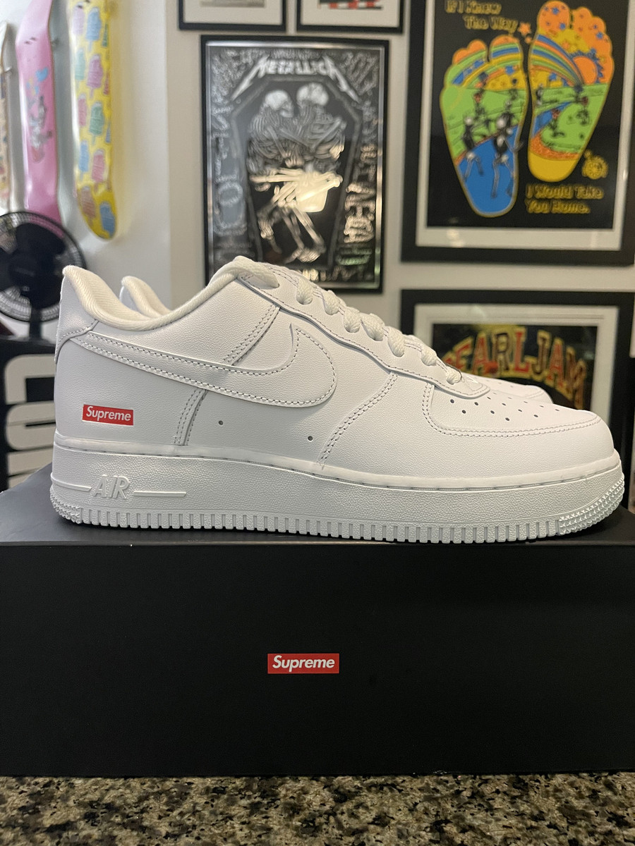 Nike Air Force 1 Supreme White for Sale | Authenticity