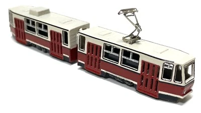 Spur Nn3/Nm BVG Tatra KT4D Straßenbahn Bausatz Deutscher Straßenbahnwagen Spu... - Bild 1 von 4