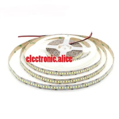 12V 240 LEDs/m 10mm Width Single Row 2835 1200 SMD LED Strip Flexible LED Tap 5M - Image 1 of 4