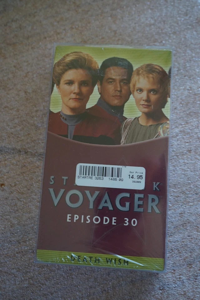 New! Star Trek Voyager Episode 30 Death Wish (VHS, 1995, 2000) - Imagem 1 de 1