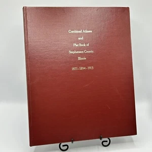 Atlas Stephenson Co Illinois Plat Book 1871 1894 1913 Geneva Freeport Genealogy - Picture 1 of 19
