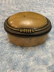 Candone Wharton Raku Box Pottery SIGNED by Artist Vintage - Picture 1 of 13