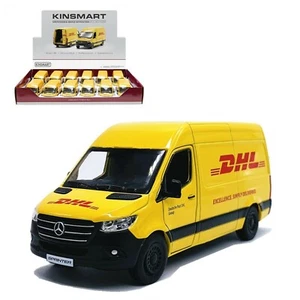 12PC BOX- 5'' Kinsmart DHL Mercedes Benz Sprinter Van Diecast Car 1:48  - Picture 1 of 8