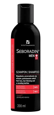SEBORADIN MEN Hair Loss & Hair Thinning Shampoo 200ml-Ginseng Extract & Vitamins