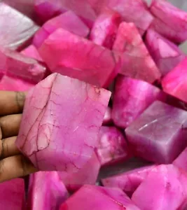 Geschenkverkauf 1000 kt rosa Kunzit Edelstein poliert grob Posten natürlich Afghanistan - Bild 1 von 11