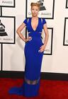 A Iggy Azalea Posing Blue Dress With Tranparency 8x10 Photo Print