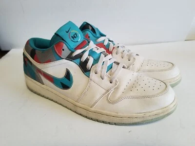 Air Jordan 1 Retro Low N7 2015 Size 15  744805-100 Look all Pics - Image 1 of 4