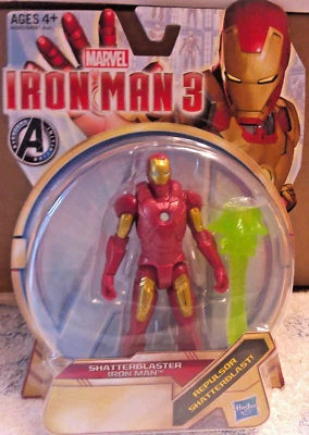Figura de acción Marvel Iron Man 3, 2012 Universe Avengers, ShatterBlaster, 4 pulgadas Foto 1 de 4