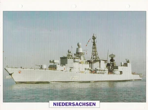 KRIEGSSCHIFFE - FREGATTE NIEDERSACHSEN - DEUTSCHLAND - 1980 BLATT / BLATT - Bild 1 von 2
