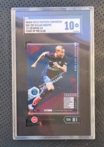2017 Panini WCCF Footista Converted KYLIAN MBAPPE Stars Of The Club SGC 10 POP 1 - Picture 1 of 2