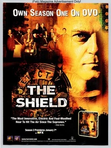 The Shield Michael Chiklis FX Series Promo 2003 Full Page Print Advertisement - Bild 1 von 4
