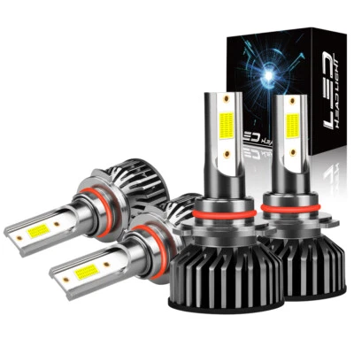 9005 9006 LED Headlight High Low Beam Bulbs White For Chrysler Sebring 2007-2010 Foto 1 de 4