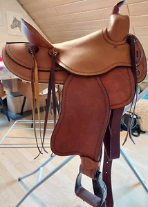 Westernsattel Continental Oldtimer Style Round Skirt - Bild 1 von 14