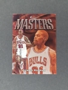 1997-98 Topps Finest Dennis Rodman Masters Parallel Card #220 W/ Peel Bulls HOF - Picture 1 of 3