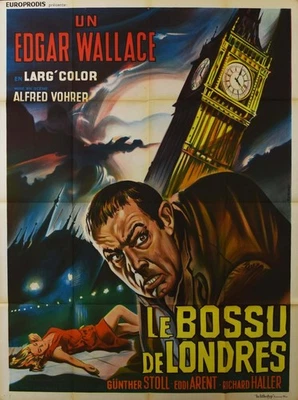 Glöckner von Soho Edgar Wallace Original französisches Grande Poster 1966 - Bild 1 von 3