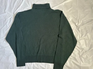 Sag Harbor Damen Mock Rollkragen Pullover dunkelgrün Größe L Langarm - Bild 1 von 5