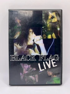 BLACK FLAG LIVE DVD Visionary UK Import Henry Rollins ALL REGION 80s Punk - Picture 1 of 5