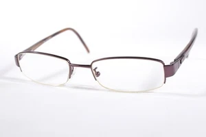 Gucci Eyeglasses GG 1740/Y Women Purple/Brown Semi-Rimless Metal Glasses Frames - Picture 1 of 4