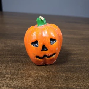 Carina candela zucca Jack-O'-Lantern Halloween 2,5" vintage anni 80 - mai accesa - Foto 1 di 6