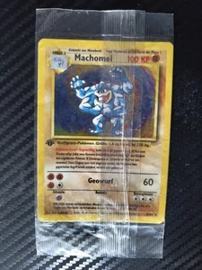 Pokémon Machomei Holo Karte der 1. Generation von 1999 in OVP und ungeöffnet - Bild 1 von 2