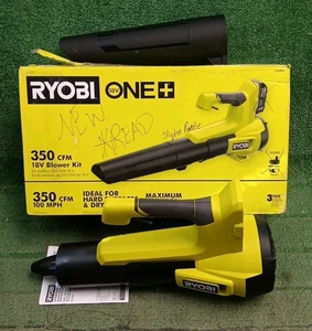 Ryobi ONE+ 18V 350CFM 100MPH Blower Kit PCLLB01B- NEW Open Box, TOOL ONLY *READ* - Picture 1 of 10