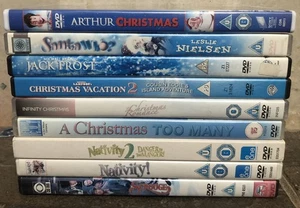 Christmas Film Movie Dvd Bundle Of 9-Cert U PG & 15 Nativity Scrooge & More - Picture 1 of 5