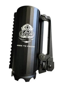 New Extremely Rare Navy SEAL Thick-Head Tactical Muzzle Brake Mug Black Aluminum - Picture 1 of 9