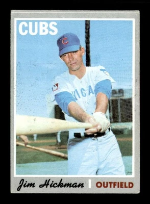 1970 Topps #612 Jim Hickman   VG/VGEX X3535716 - Image 1 of 3