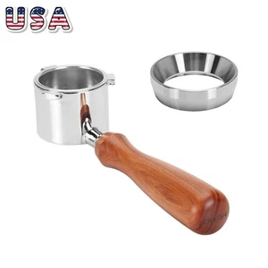 Portafiltro de anillo embudo dosificador de café 51 mm para DeLonghi EC9335M EC9335BK EC9335R - Imagen 1 de 16