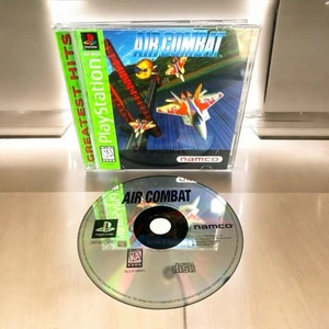 Air Combat (PlayStation 1 PS1) Greatest Hits Complete Clean Disk - Picture 1 of 3