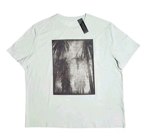 Banana Republic Herren Palme Grafik Tshirt XXL Light Sea Glass Neu mit Etikett - Bild 1 von 5