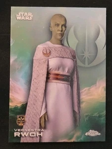 2025 Topps Chrome Star Wars Vernestra Rwoh Debut #188 Debut Variant Acolyte  - Picture 1 of 2