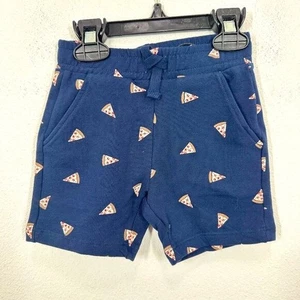 Pantaloncini Miles the Label ragazzo taglia 18 mesi blu navy novità pizza casual cotone - Foto 1 di 5