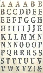 *RAR* Maxi SILBER BUCHSTABEN ALPHABET mit WIRBELN Sandylion Aufkleber Vintage - Bild 1 von 1