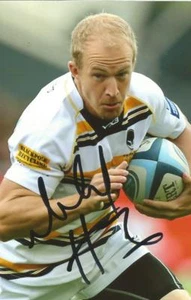 WORCESTER WARRIORS RUGBY UNION: MICHAEL HEANEY SIGNED 6x4 ACTION PHOTO+COA - Picture 1 of 1