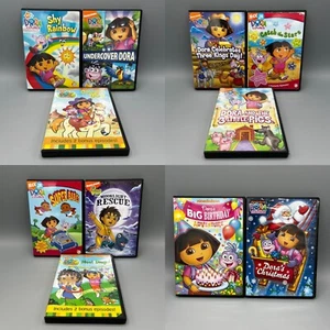 Lot of 11 Nickelodeon Nick Jr Dora the Explorer & Go Diego Go DVD Assortment - Picture 1 of 9