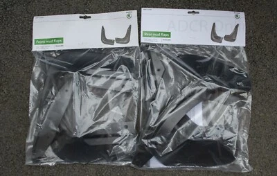 Aletas de barro delanteras traseras delanteras ŠKODA OCTAVIA MK3 VRS 2013-20 5E0075111 5E0075101 genuinas Foto 1 de 4
