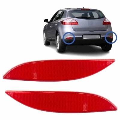 Catadioptre Reflecteur Pare Choc Arriere Gauche + Droit Megane 3 5p 12-20 - Photo 1/4