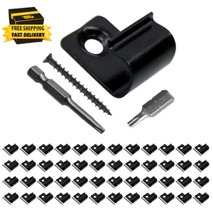 Paquete de 48 clips de arranque de acero inoxidable universales para terraza ocultos 48 Torx Sre - Imagen 1 de 6