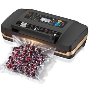 Máquina Selladora al Vacío 95kpa Comercial Completa Automática Selladora de Alimentos Sello Potente... - Imagen 1 de 8