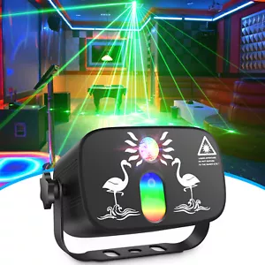 1024Pattern LED Stage Light Laser Projector RGB DJ Disco Party KTV Show Lighting - Picture 1 of 9