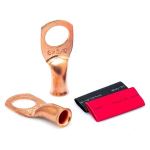Anse per cavi - anse per cavi in rame - connettori per fili batteria - calibro 8 3/8" 10 pz - Foto 1 di 7