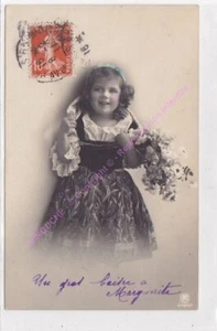Postal De CPA Foto Edwardiana Niña Editar RH 2489/1 Ca1911 - Bild 1 von 2
