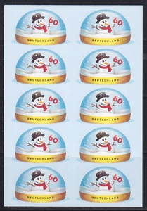 Federal RC 41 Christmas Snowman, Folienblatt Mint - Imagen 1 de 1